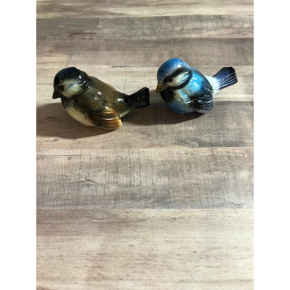 Vintage Blue Bird Figurines Standing Set of 2 Goebel W Germany (ava) - Picture 2 of 4